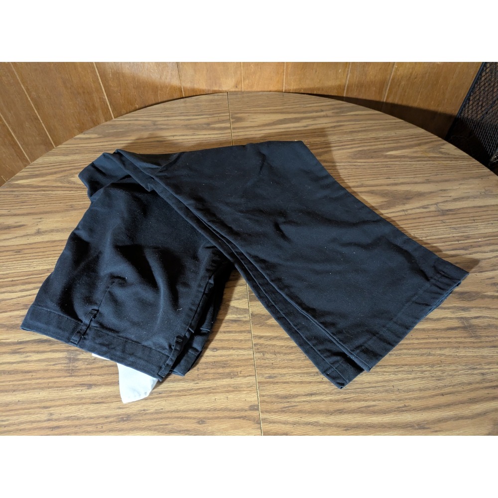 Cintas Susan Fit Black Work Pants Trousers 18 RG Straight Leg Poly Cotton 390-35